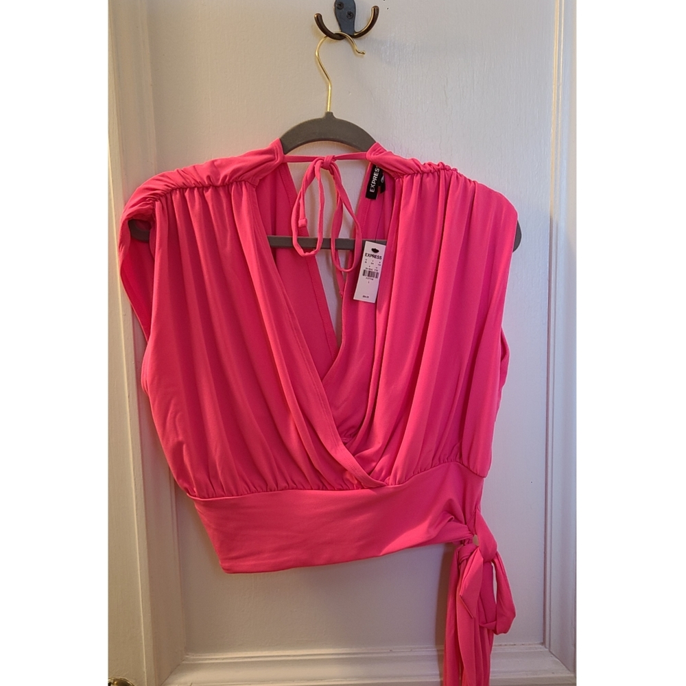 Neon pink top